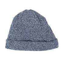 Load image into Gallery viewer, terry knit beanie- blue