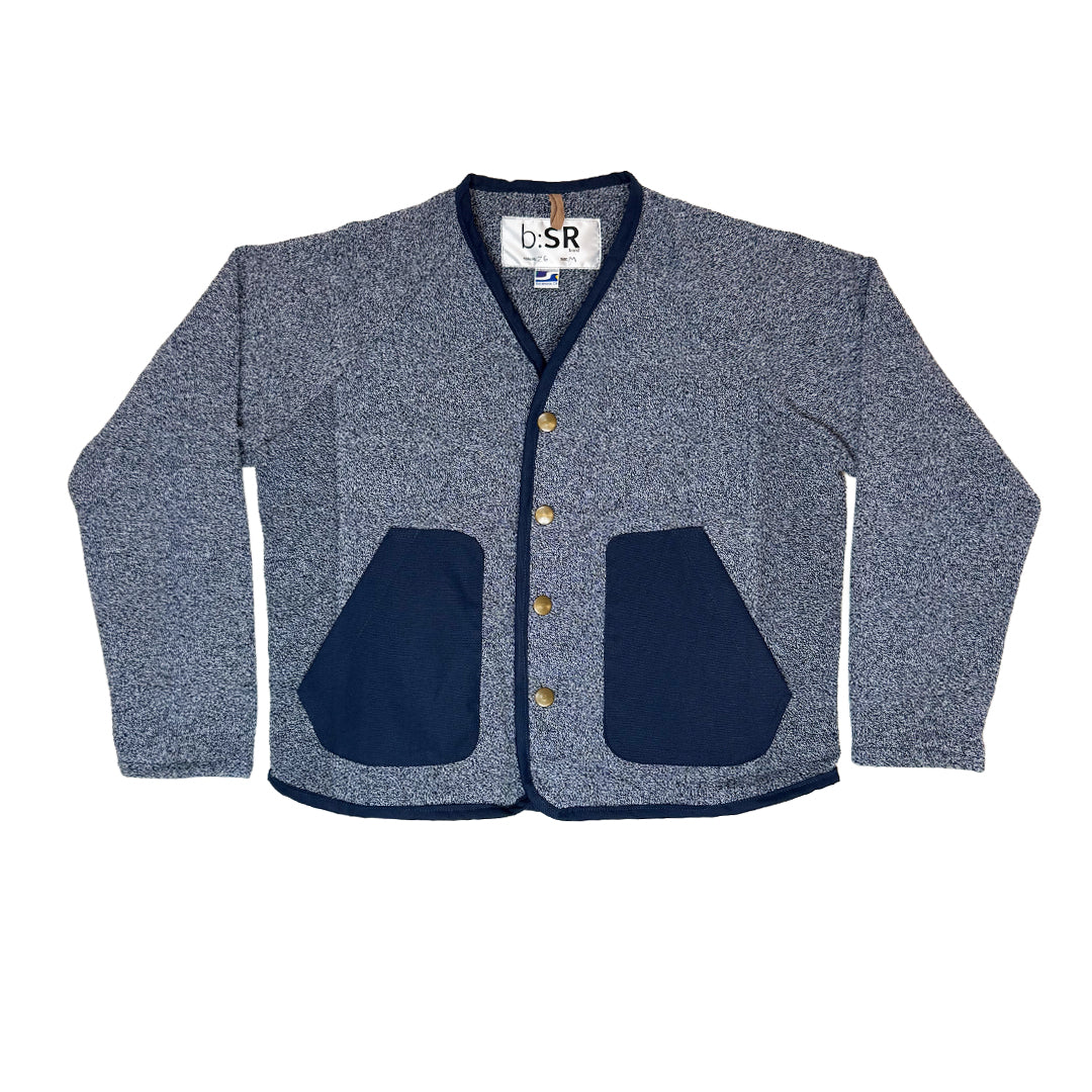 work cardigan- blue